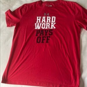 Under Armour Men's Red Graphic T-Shirt